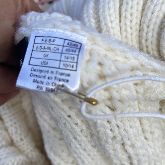 Wool blend French sweater - Picture 7 of 10